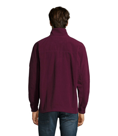 NORTH MEN Fleece-Jacke - Burgundy bedrucken, Art.-Nr. S55000-BG-XL NORTH MEN Fleece-Jacke - Burgundy bedrucken, Art.-Nr. S55000-BG-XL