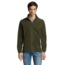 NORTH MEN Fleece-Jacke - Army bedrucken, Art.-Nr. S55000-AR-S