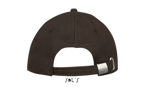 BUFFALO SIX PANEL CAP - Chocolate/Beige bedrucken, Art.-Nr. S88100-IP-M BUFFALO SIX PANEL CAP - Chocolate/Beige bedrucken, Art.-Nr. S88100-IP-M