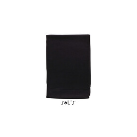 ARCTIC UNISEX FLEECE SCARF - Schwarz bedrucken, Art.-Nr. S88103-BK-M
