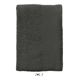 BAYSIDE 100 BATH SHEET - Dunkelgrau bedrucken, Art.-Nr. S89009-DG-M