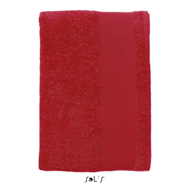 BAYSIDE 100 BATH SHEET - Red bedrucken, Art.-Nr. S89009-RD-M