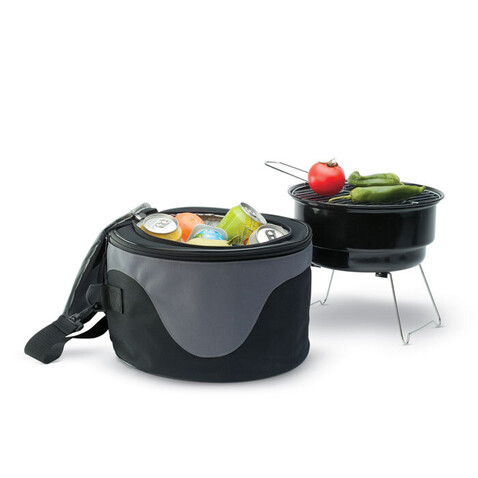 BBQ Kühltasche - Schwarz bedrucken, Art.-Nr. KC6387-03 BBQ Kühltasche - Schwarz bedrucken, Art.-Nr. KC6387-03