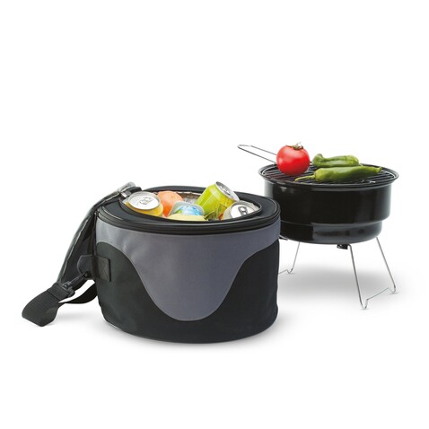 BBQ Kühltasche - Schwarz bedrucken, Art.-Nr. KC6387-03 BBQ Kühltasche - Schwarz bedrucken, Art.-Nr. KC6387-03