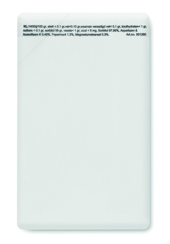 Pfefferminzspender - Weiß bedrucken, Art.-Nr. KC6637-06 Pfefferminzspender - Weiß bedrucken, Art.-Nr. KC6637-06