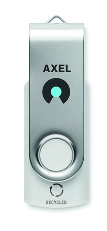 USB 16G recycelter ABS - Weiß bedrucken, Art.-Nr. MO2080-06