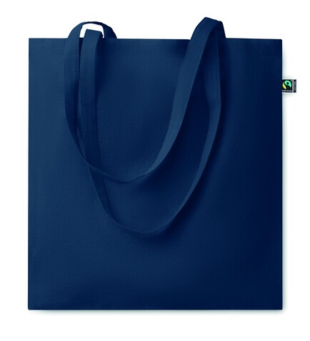 Einkaufstasche Fairtrade 140g - Blau bedrucken, Art.-Nr. MO2098-04 Einkaufstasche Fairtrade 140g - Blau bedrucken, Art.-Nr. MO2098-04