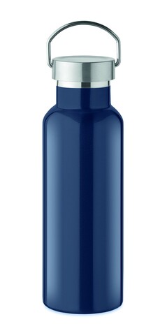 Doppelwandige Flasche 500 ml - Marineblau bedrucken, Art.-Nr. MO2107-85 Doppelwandige Flasche 500 ml - Marineblau bedrucken, Art.-Nr. MO2107-85