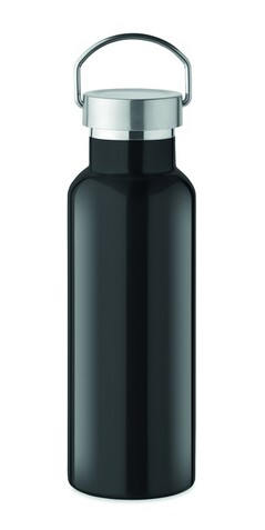 Doppelwandige Flasche 500 ml - Schwarz bedrucken, Art.-Nr. MO2107-03 Doppelwandige Flasche 500 ml - Schwarz bedrucken, Art.-Nr. MO2107-03