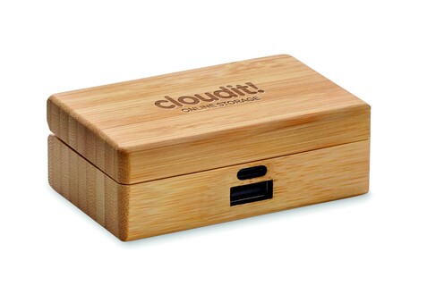 TWS 5.3 wireless Ohrhörer-Set - Holz bedrucken, Art.-Nr. MO2303-40 TWS 5.3 wireless Ohrhörer-Set - Holz bedrucken, Art.-Nr. MO2303-40