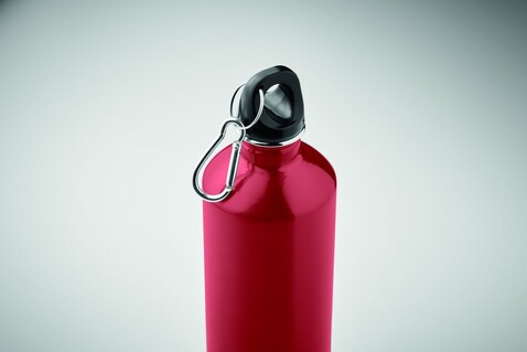 Trinkflasche recycelter 750 ml - Rot bedrucken, Art.-Nr. MO2404-05 Trinkflasche recycelter 750 ml - Rot bedrucken, Art.-Nr. MO2404-05