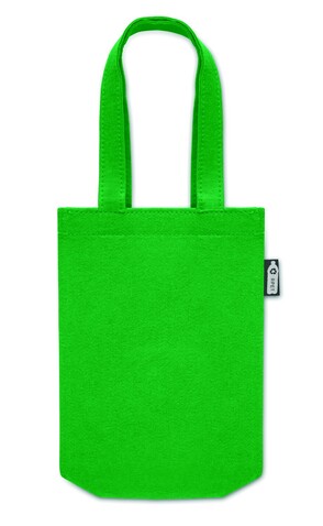 Kleine Tasche RPET-Filz - Grün bedrucken, Art.-Nr. MO2408-09 Kleine Tasche RPET-Filz - Grün bedrucken, Art.-Nr. MO2408-09