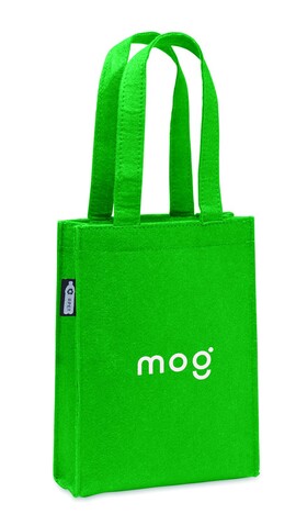 Kleine Tasche RPET-Filz - Grün bedrucken, Art.-Nr. MO2408-09 Kleine Tasche RPET-Filz - Grün bedrucken, Art.-Nr. MO2408-09