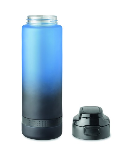 Sport-Trinkflasche RPET 1L - Blau bedrucken, Art.-Nr. MO2409-04 Sport-Trinkflasche RPET 1L - Blau bedrucken, Art.-Nr. MO2409-04