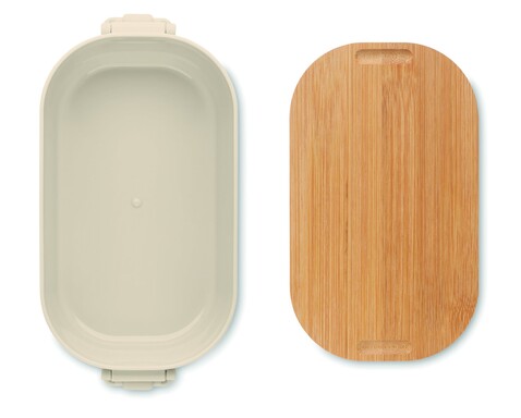 Lunchbox PP 700 ml - Beige bedrucken, Art.-Nr. MO2459-13 Lunchbox PP 700 ml - Beige bedrucken, Art.-Nr. MO2459-13