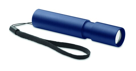 Wiederaufladbare Taschenlampe - Marineblau bedrucken, Art.-Nr. MO2461-85