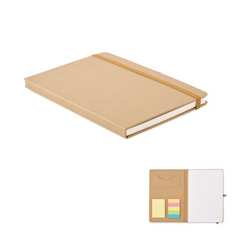 DIN A5-Notizbuch-Set - Beige bedrucken, Art.-Nr. MO2554-13 DIN A5-Notizbuch-Set - Beige bedrucken, Art.-Nr. MO2554-13