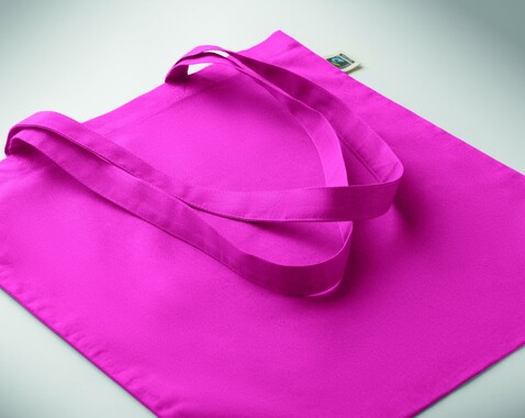 Einkaufstasche Fairtrade 180g - Fuchsie bedrucken, Art.-Nr. MO2589-38 Einkaufstasche Fairtrade 180g - Fuchsie bedrucken, Art.-Nr. MO2589-38