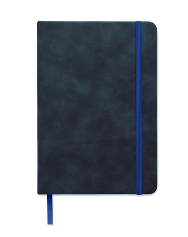 DIN A5 Smokey Notizbuch PU - Blau bedrucken, Art.-Nr. MO2664-04
