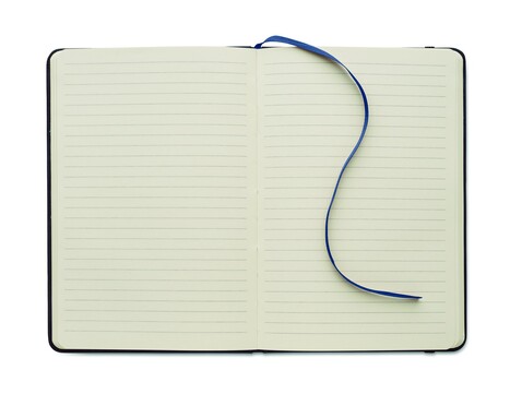 DIN A5 Smokey Notizbuch PU - Blau bedrucken, Art.-Nr. MO2664-04