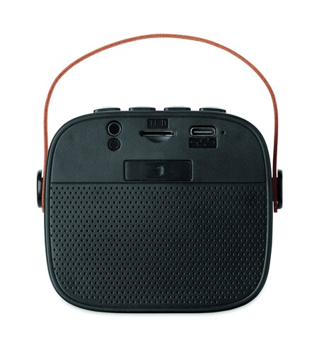 5.0 Wireless Lautsprecher - Schwarz bedrucken, Art.-Nr. MO2666-03 5.0 Wireless Lautsprecher - Schwarz bedrucken, Art.-Nr. MO2666-03