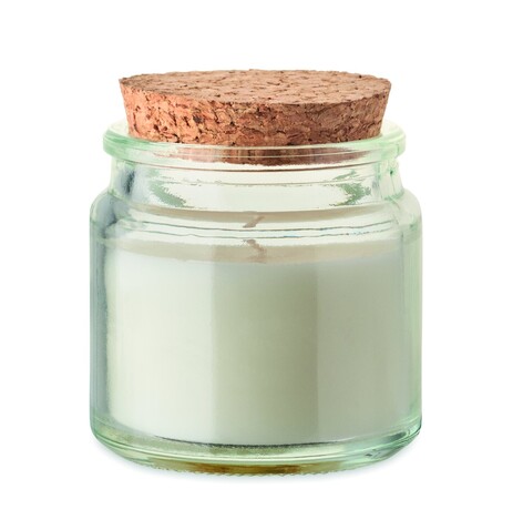 Kerze aus Pflanzenwachs 70g - Beige bedrucken, Art.-Nr. MO2707-13 Kerze aus Pflanzenwachs 70g - Beige bedrucken, Art.-Nr. MO2707-13