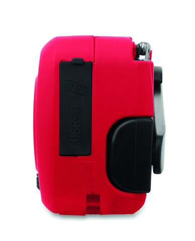 AM/FM Radio mit Taschenlampe MO2746- - Rot bedrucken, Art.-Nr. MO2746-05 AM/FM Radio mit Taschenlampe MO2746- - Rot bedrucken, Art.-Nr. MO2746-05