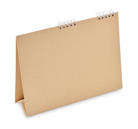 Tischkalender mit Memoblock - Beige bedrucken, Art.-Nr. MO2756-13