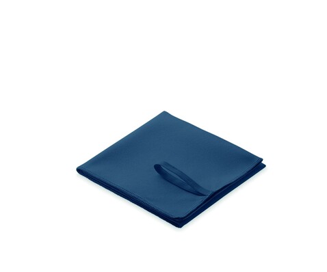 Mikrofaser-Handtuch 30X50cm - Blau bedrucken, Art.-Nr. MO2760-04