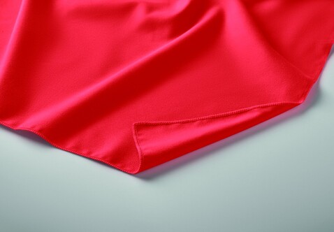 Mikrofaser-Handtuch 50X100cm - Rot bedrucken, Art.-Nr. MO2761-05