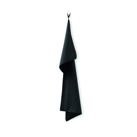 Mikrofaser-Handtuch 50X100cm - Schwarz bedrucken, Art.-Nr. MO2761-03