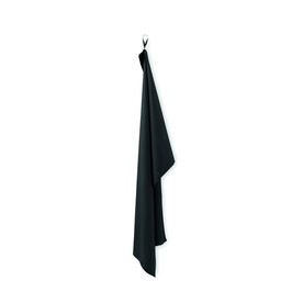 Mikrofaser-Handtuch 70X120cm - Schwarz bedrucken, Art.-Nr. MO2762-03