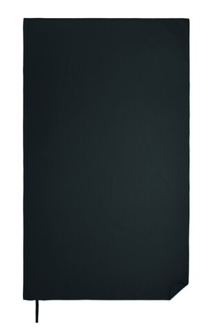 Mikrofaser-Handtuch 70X120cm - Schwarz bedrucken, Art.-Nr. MO2762-03
