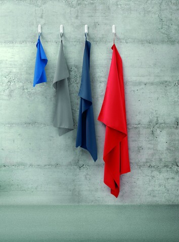 Mikrofaser-Handtuch 100X150cm - Rot bedrucken, Art.-Nr. MO2763-05