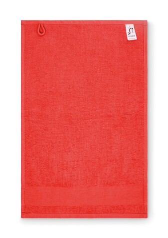 Gästehandtuch Baumwolle 30X50cm - Rot bedrucken, Art.-Nr. MO2764-05 Gästehandtuch Baumwolle 30X50cm - Rot bedrucken, Art.-Nr. MO2764-05