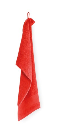 Gästehandtuch Baumwolle 30X50cm - Rot bedrucken, Art.-Nr. MO2764-05 Gästehandtuch Baumwolle 30X50cm - Rot bedrucken, Art.-Nr. MO2764-05