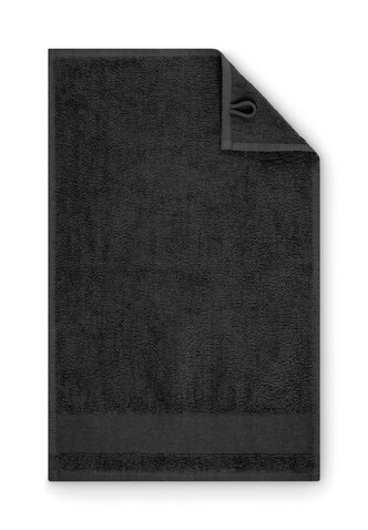 Gästehandtuch Baumwolle 30X50cm - Schwarz bedrucken, Art.-Nr. MO2764-03 Gästehandtuch Baumwolle 30X50cm - Schwarz bedrucken, Art.-Nr. MO2764-03
