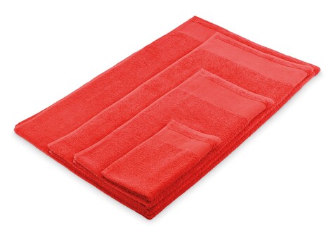 Handtuch Baumwolle 50X100cm - Rot bedrucken, Art.-Nr. MO2765-05 Handtuch Baumwolle 50X100cm - Rot bedrucken, Art.-Nr. MO2765-05