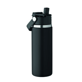 Isolierflasche 500 ml - Schwarz bedrucken, Art.-Nr. MO2775-03