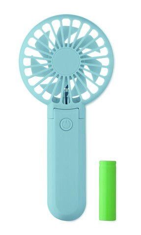 Klappbarer Ventilator - Babyblau bedrucken, Art.-Nr. MO2779-66