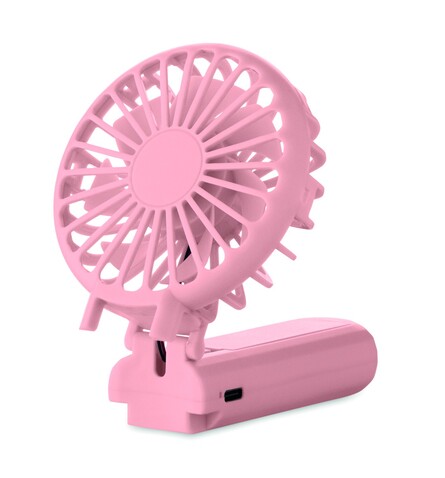 Klappbarer Ventilator - Babyrosa bedrucken, Art.-Nr. MO2779-11 Klappbarer Ventilator - Babyrosa bedrucken, Art.-Nr. MO2779-11