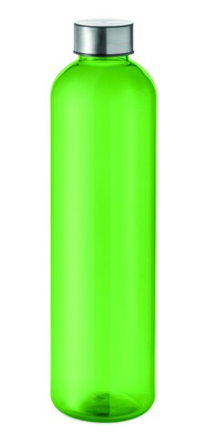 Trinkflasche RPET 1000ml - Transparent Limettengrün bedrucken, Art.-Nr. MO2781-51