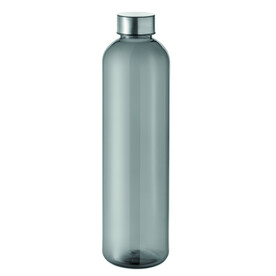 Trinkflasche RPET 1000ml - Transparent Grau bedrucken, Art.-Nr. MO2781-27