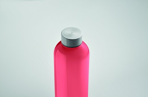 Trinkflasche RPET 1000ml - Transparent Rot bedrucken, Art.-Nr. MO2781-25