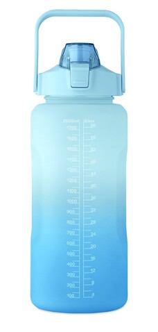 RPET-Trinkflasche 2000ml - Königsblau bedrucken, Art.-Nr. MO2791-37 RPET-Trinkflasche 2000ml - Königsblau bedrucken, Art.-Nr. MO2791-37