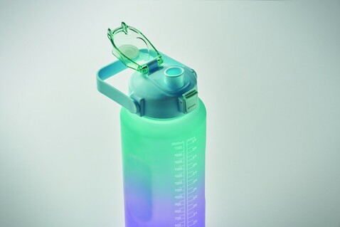 RPET-Trinkflasche 2000ml - Türkis bedrucken, Art.-Nr. MO2791-12 RPET-Trinkflasche 2000ml - Türkis bedrucken, Art.-Nr. MO2791-12