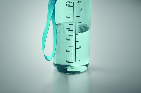 Sport-Trinkflasche 700ml - Transparent Hellblau bedrucken, Art.-Nr. MO2792-52 Sport-Trinkflasche 700ml - Transparent Hellblau bedrucken, Art.-Nr. MO2792-52