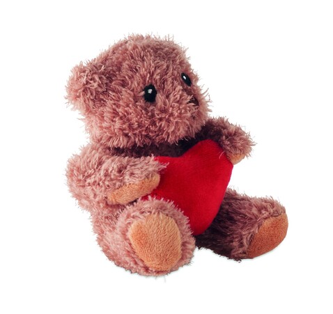 Teddybär mit Herz - Rot bedrucken, Art.-Nr. MO2802-05 Teddybär mit Herz - Rot bedrucken, Art.-Nr. MO2802-05