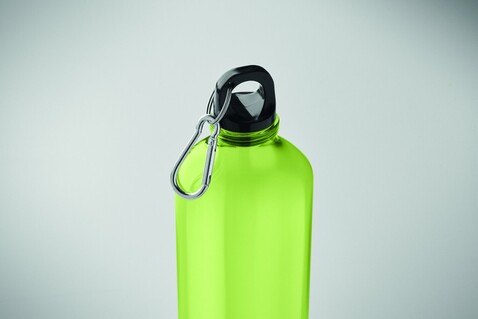 Trinkflasche RPET 750ml - Transparent Limettengrün bedrucken, Art.-Nr. MO2804-51
