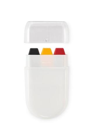 Fan Schminkstift - Schwarz bedrucken, Art.-Nr. MO2807-03
